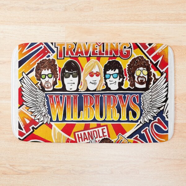 Item preview, Vintage Traveling Wilburys inspired collage pop Art - rock and roll  Poster designed and sold by byrdjon45.