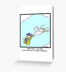 Baby Delivery Greeting Card