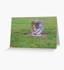 Pouting angel Greeting Card