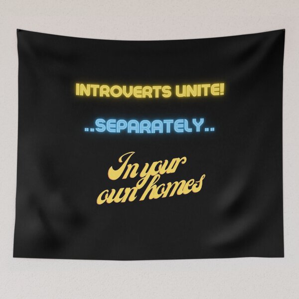 Item preview, Introverts unite separately in your own homes designed and sold by BritishFashion.