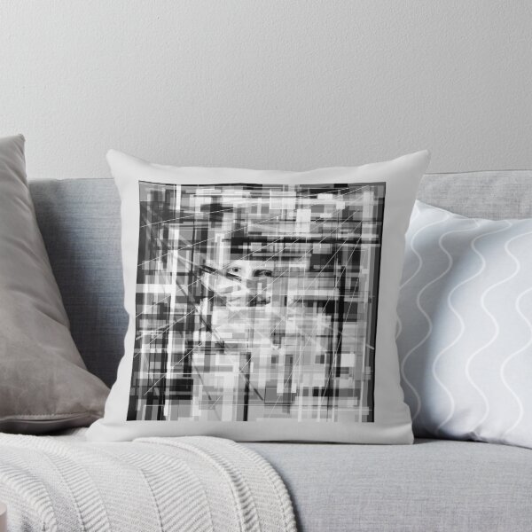 Item preview, GREY Shaded, block abstract, PLAID art design designed and sold by ackelly4.