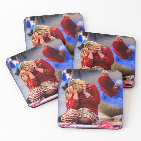 Item preview, Girl on a rug, the Mall's Balls, Rundle Mall designed and sold by indiafrankk.