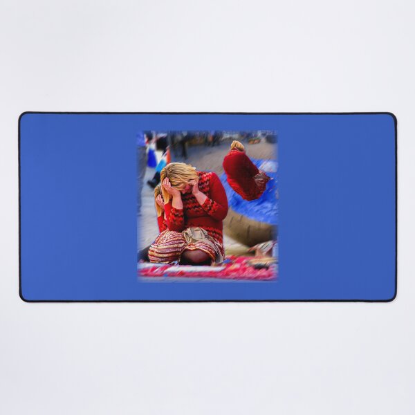 Item preview, Girl on a rug, the Mall's Balls, Rundle Mall designed and sold by indiafrankk.