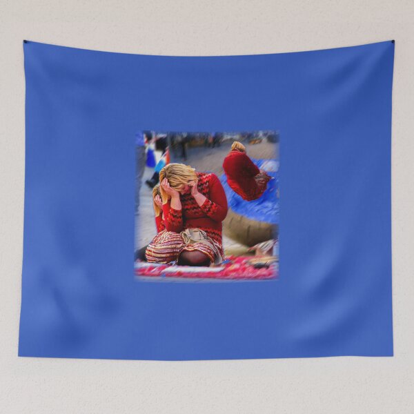 Item preview, Girl on a rug, the Mall's Balls, Rundle Mall designed and sold by indiafrankk.