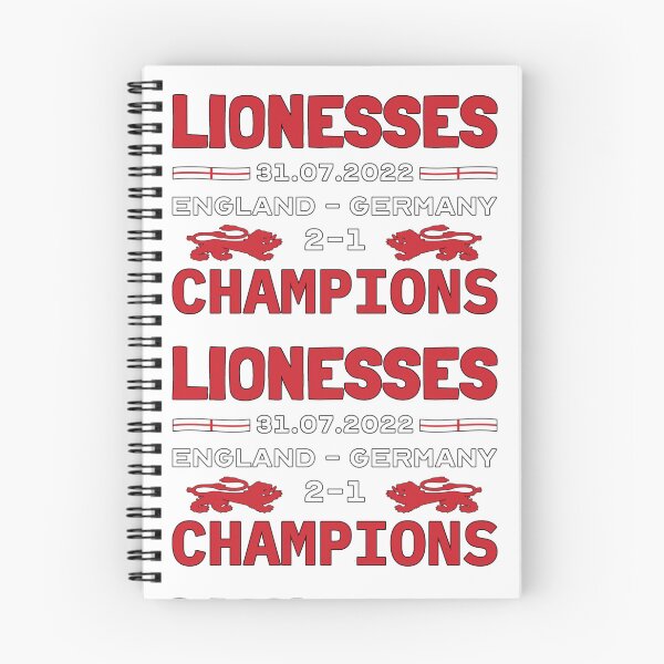Item preview, Lionesses Champions Female Football Red And White Design designed and sold by TrulyEpoque.