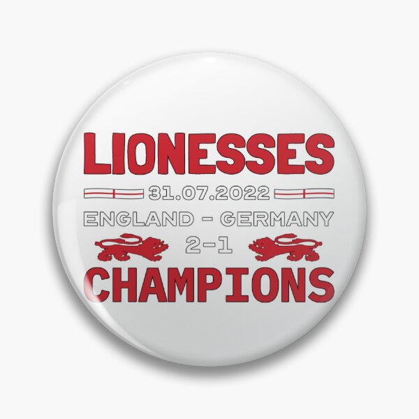 Item preview, Lionesses Champions Female Football Red And White Design designed and sold by TrulyEpoque.