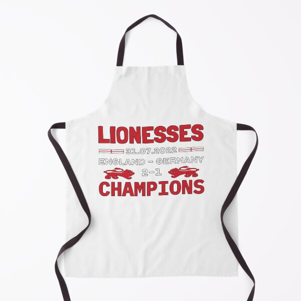 Item preview, Lionesses Champions Female Football Red And White Design designed and sold by TrulyEpoque.
