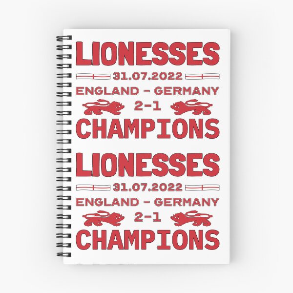 Item preview, Champions England Lionesses Female Football Red And White Design designed and sold by TrulyEpoque.