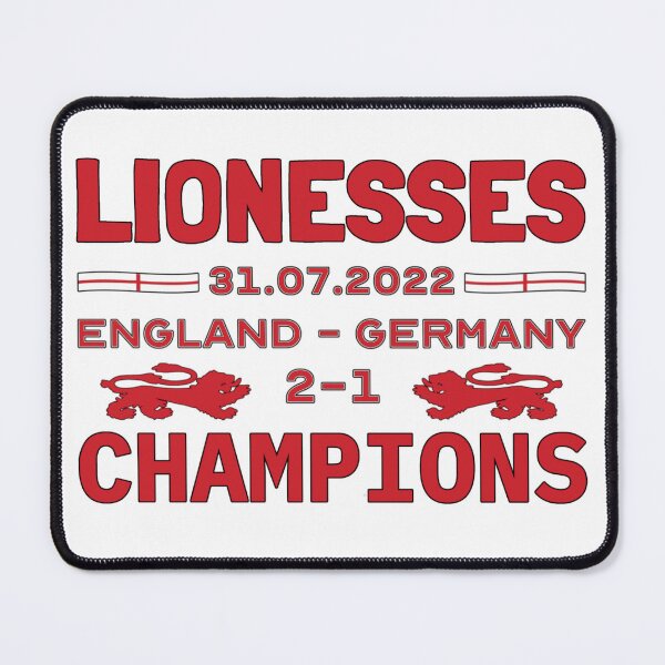 Item preview, Champions England Lionesses Female Football Red And White Design designed and sold by TrulyEpoque.