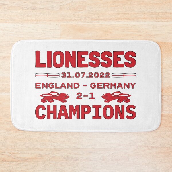 Item preview, Champions England Lionesses Female Football Red And White Design designed and sold by TrulyEpoque.