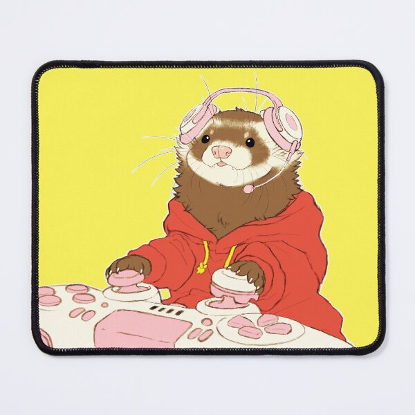 Item preview, GAMER SABLE FERRET designed and sold by ICHIGODAWASHI.