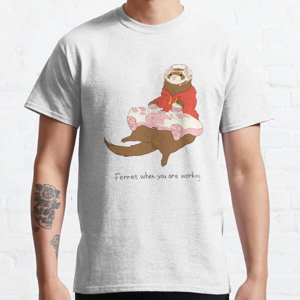 Item preview, GAMER SABLE FERRET designed and sold by ICHIGODAWASHI.
