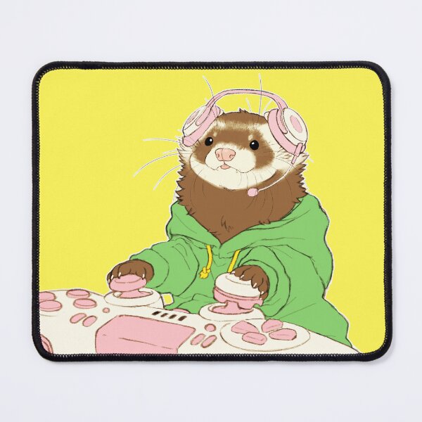Item preview, GAMER SABLE FERRET designed and sold by ICHIGODAWASHI.