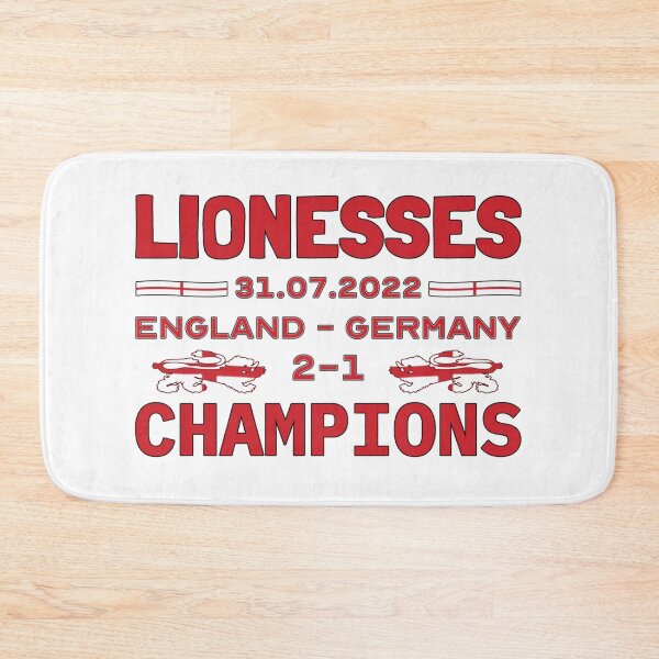 Item preview, 2022 Champions England Lionesses Female Football Red And White Design designed and sold by TrulyEpoque.