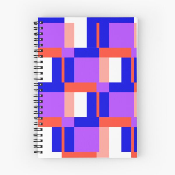 Item preview, Square Structure - Blue Red and Purple "Geometric Works" designed and sold by Istvan Ocztos.