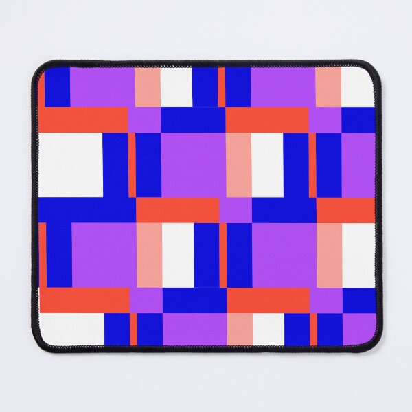 Item preview, Square Structure - Blue Red and Purple "Geometric Works" designed and sold by Istvan Ocztos.