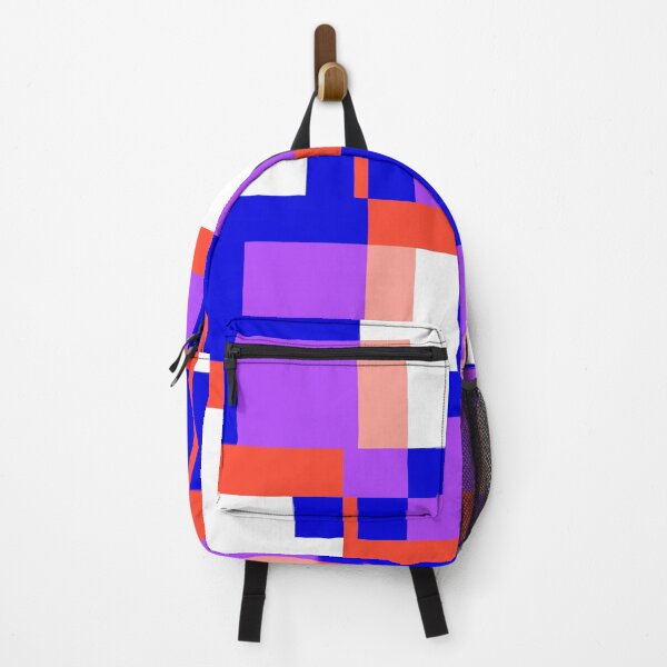 Item preview, Square Structure - Blue Red and Purple "Geometric Works" designed and sold by Istvan Ocztos.