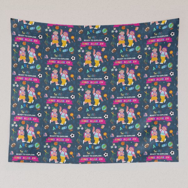 Item preview, Ready to Explore Kindergarten cute design designed and sold by TracepaperPen.