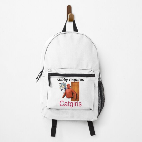 Item preview, Gibby Requires Catgirls Funny Anime designed and sold by GideonMeadows.
