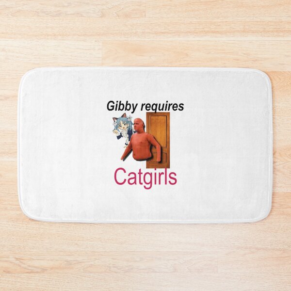 Item preview, Gibby Requires Catgirls Funny Anime   designed and sold by GideonMeadows.