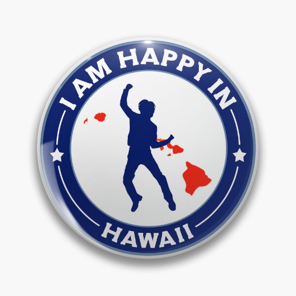 Artikelvorschau, Ich bin glücklich in Hawaii - Liebe & Glück in Hawaii, USA - entworfen und verkauft von 1212-Design.