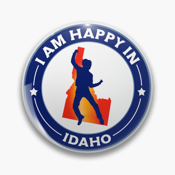 Item preview, I am happy in Idaho - Love & Happiness in Idaho, USA -  designed and sold by 1212-Design.