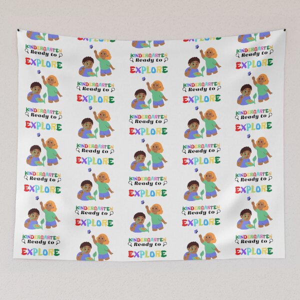 Item preview, Ready to explore kindergarten product tee designed and sold by TracepaperPen.