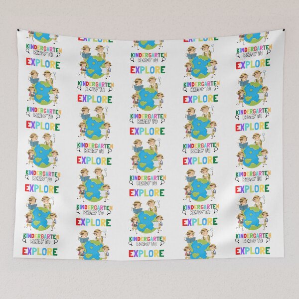 Item preview, Ready to explore kindergarten product tee designed and sold by TracepaperPen.