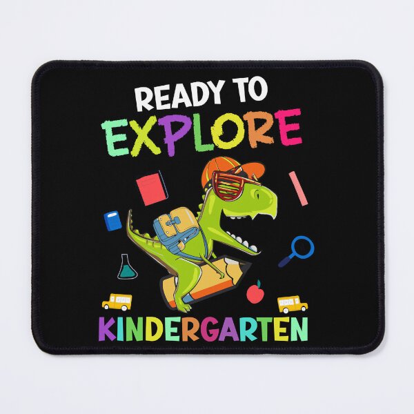 Item preview, Ready To Explore Kindergarten,boys and girls love dinosaurs on first day in school gift designed and sold by TracepaperPen.
