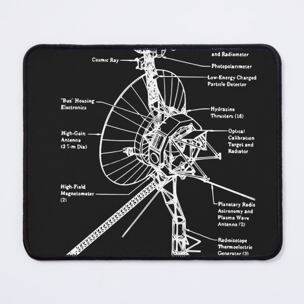Item preview, Voyager program white ink designed and sold by ChaseMaarhuis.