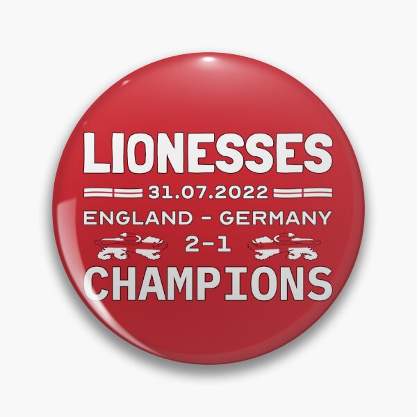Item preview, Great 2022 Champions England Lionesses Female Football Red And White Design designed and sold by TrulyEpoque.