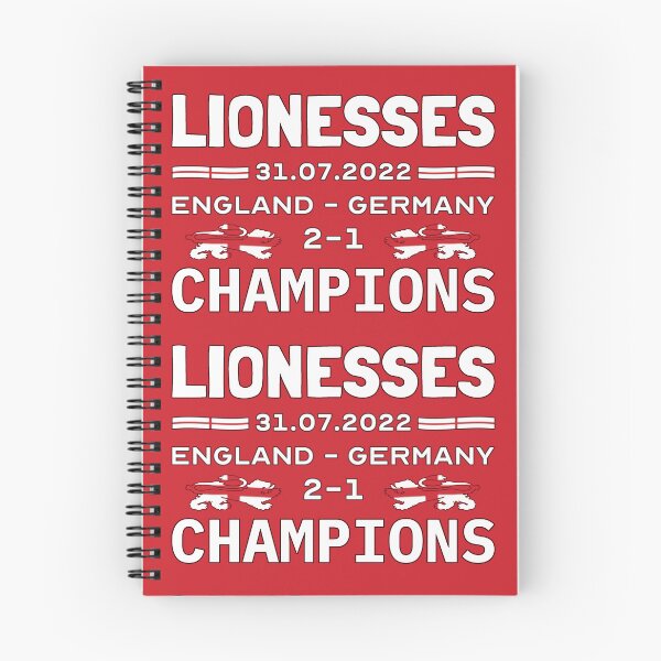 Item preview, Great 2022 Champions England Lionesses Female Football Red And White Design designed and sold by TrulyEpoque.