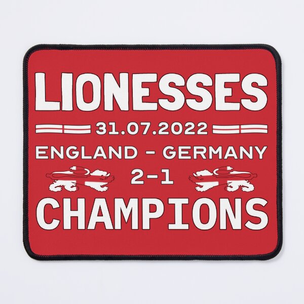 Item preview, Great 2022 Champions England Lionesses Female Football Red And White Design designed and sold by TrulyEpoque.