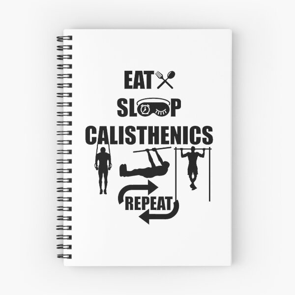 Item preview, Eat sleep calisthenics repeat designed and sold by Philoshop.