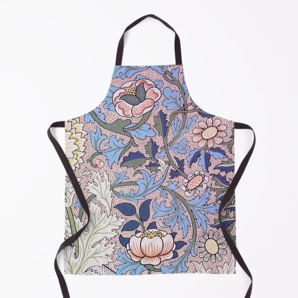 Item preview,  Modern Blue Pinkish Brown William Morris Flower Blossom Pattern designed and sold by Tamas Das.