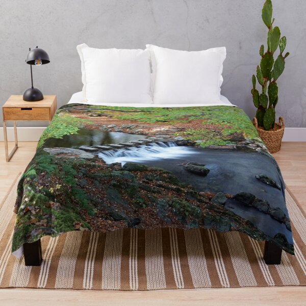 Item preview, The Stepping Stones in Tollymore Forest Park in Northern Ireland designed and sold by NavorolArt.