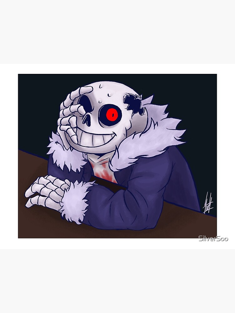 Horror sans  Art Board Print for Sale by ElinaSanglert