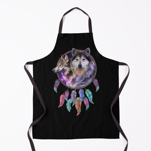 Item preview, Galaxy Wolf Dreamcatcher Rainbow designed and sold by Barnissim.
