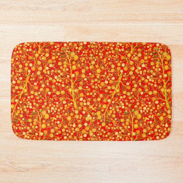 Item preview, Golden Wattle Fields - Yellow And Red  designed and sold by Sketchbook Designs.