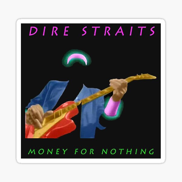 Sammlung der Dire Straits - Logo Sticker