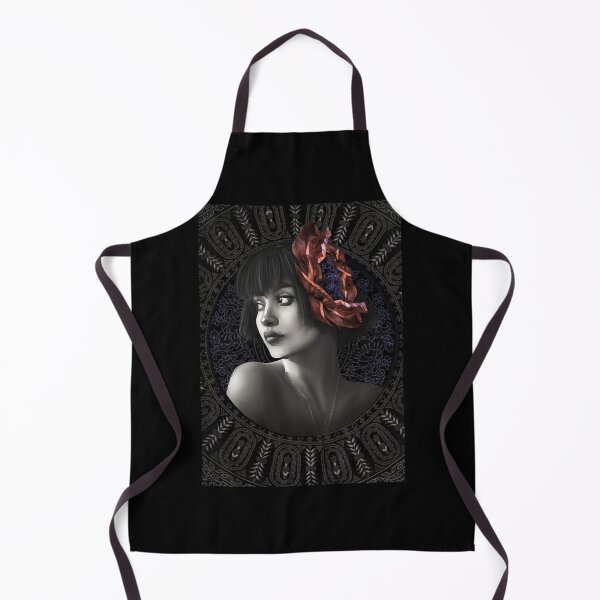 Item preview, Red Poppy portrait girl digital art designed and sold by PaulClay18694.