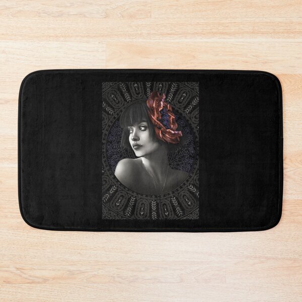 Item preview, Red Poppy portrait girl digital art  designed and sold by PaulClay18694.