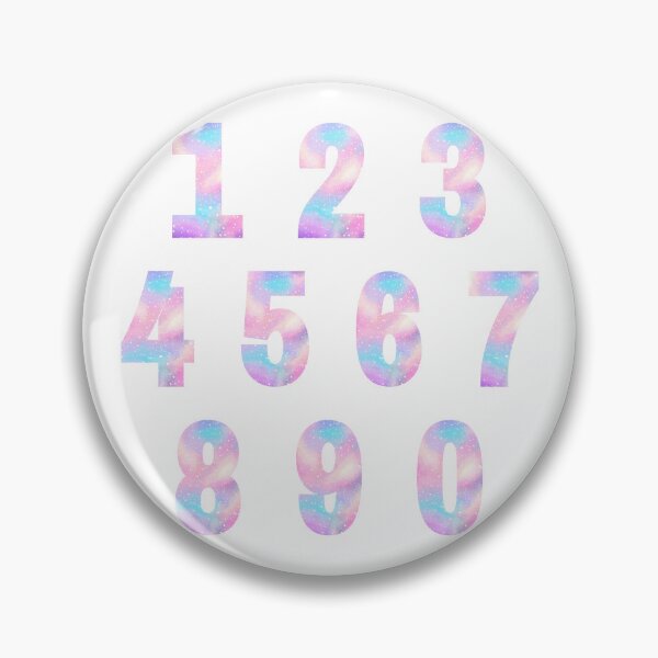 Item preview, Pastel Galaxy Numbers designed and sold by PanyaCreative.