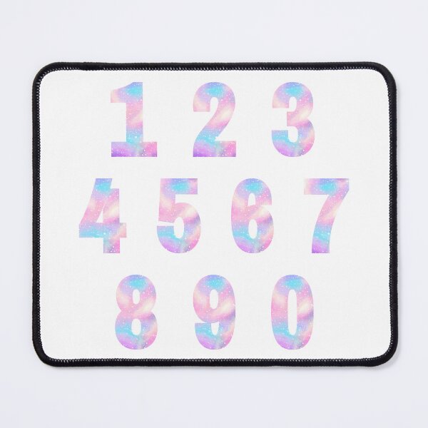 Item preview, Pastel Galaxy Numbers designed and sold by PanyaCreative.