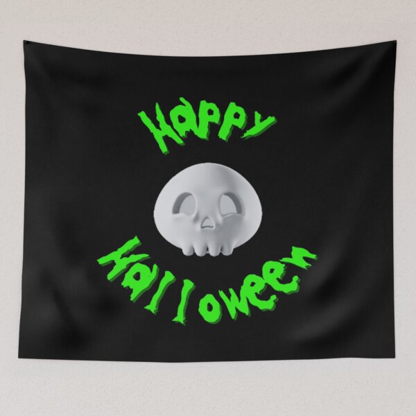Item preview, Happy Halloween 3D Skull designed and sold by LMoonDesigns.