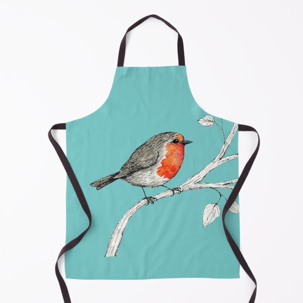 Item preview, Robin pen and ink with watercolor designed and sold by Bwiselizzy.