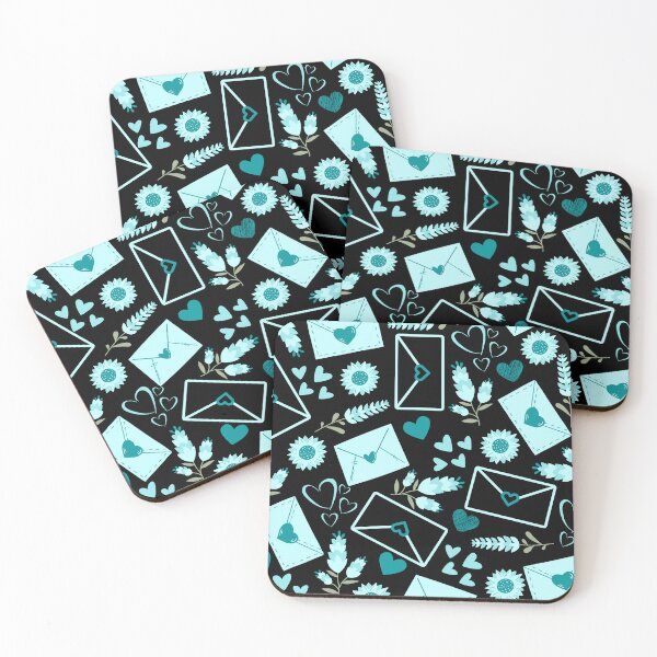 Item preview, A Love Letter (dark turquoise version) designed and sold by Dorina Larsdotter.