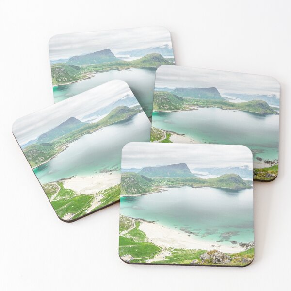 Item preview, Haukland Beach Lofoten Islands designed and sold by Land Voyagers.