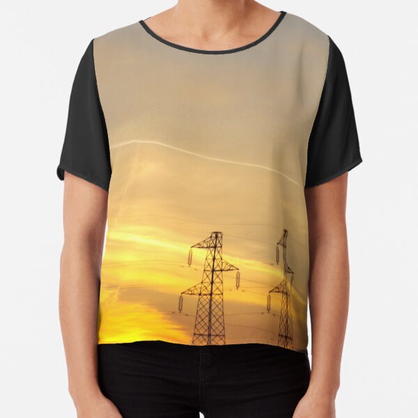 URBAN SUNSET PHOTOGRAPHY Chiffon Top