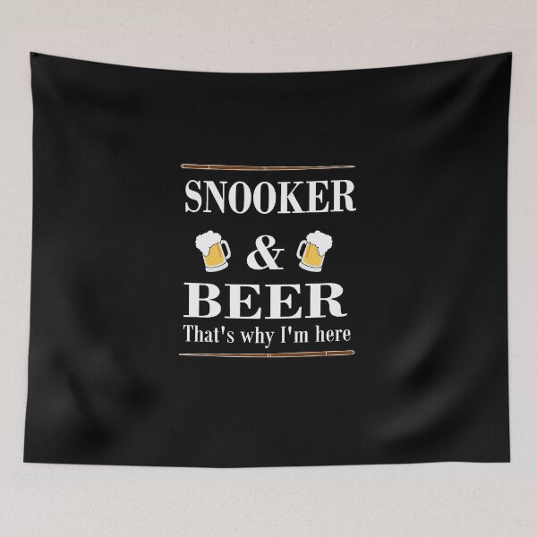 Artikelvorschau, Snooker und Bier - Darum bin ich hier! entworfen und verkauft von PegeenWarm.